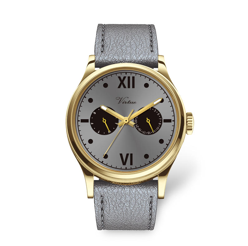 Популярные мужские часы с сетчатым ремешком, деловые часы, роскошные кварцевые часы. - Virtue