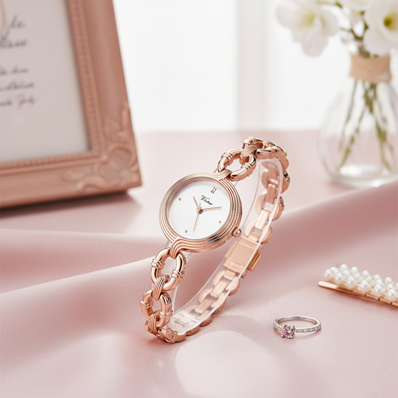 Роскошные кварцевые женские часы высокого качества со спиральным ремешком, браслетом из сплава, модным циферблатом. - Virtue