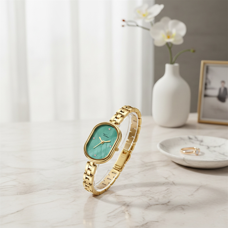 Женские кварцевые часы Virtue Luxury Art Classic, новый простой дизайн, изящная цепочка, небольшой изысканный циферблат, модный стиль. - Virtue