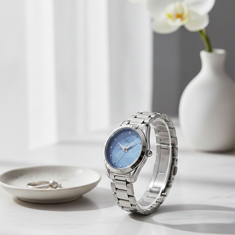 Женские часы с элегантным жемчужным циферблатом, водонепроницаемые Relojes Para Mujeres - Virtue