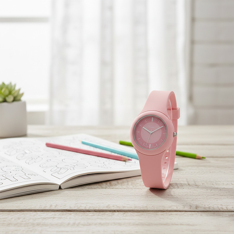 Детские милые силиконовые часы Montres Pour Enfants для детей, изысканные, прочные, хит продаж, заводская цена. - Virtue