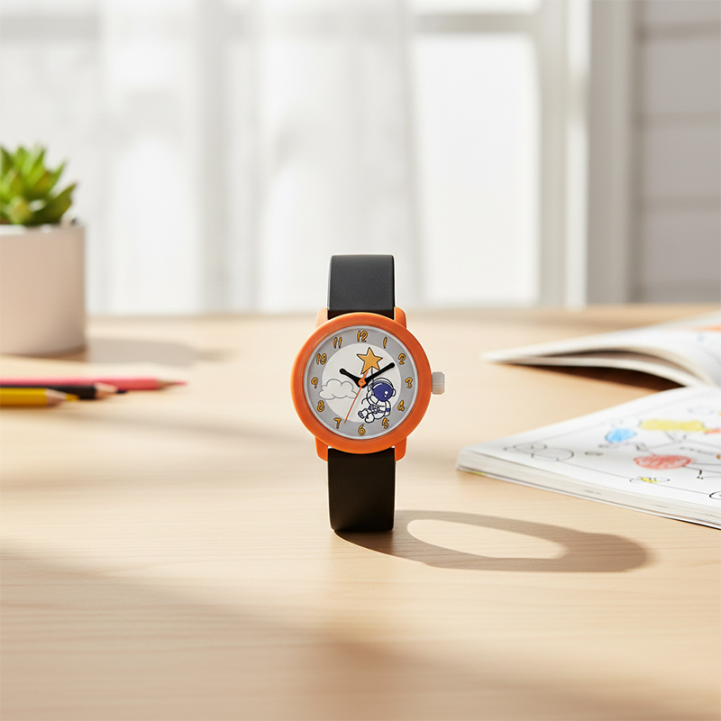 Ремешок из силикона с мультяшным рисунком, арабские цифры, легко читаемый циферблат, индивидуальный дизайн. - Virtue