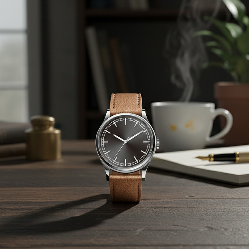 Роскошные женские часы Virtue OEM с индивидуальным логотипом бренда, ультратонким корпусом из сплава, кварцевым механизмом, экологичным дизайном. - Virtue