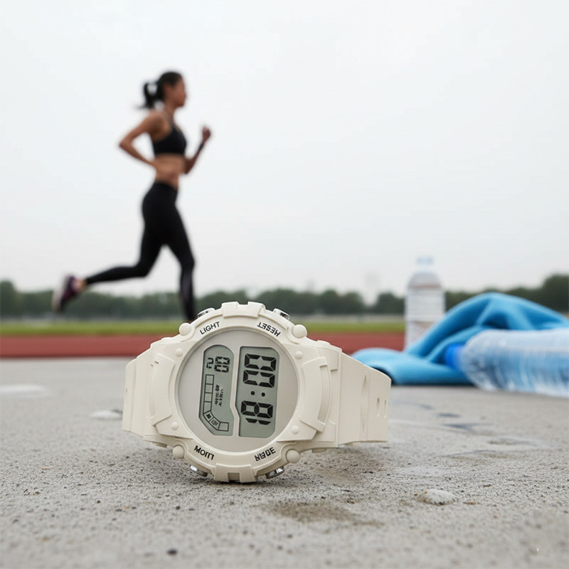 Мужские аналогово-цифровые часы в минималистичном спортивном водонепроницаемом стиле для студентов с будильником. OEM-продукт. - Virtue