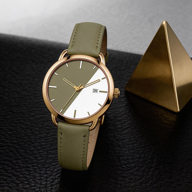 Новые минималистичные женские наручные кварцевые часы с простым модным ремешком из искусственной кожи, логотипом и уникальным дизайном, с датой. - Virtue