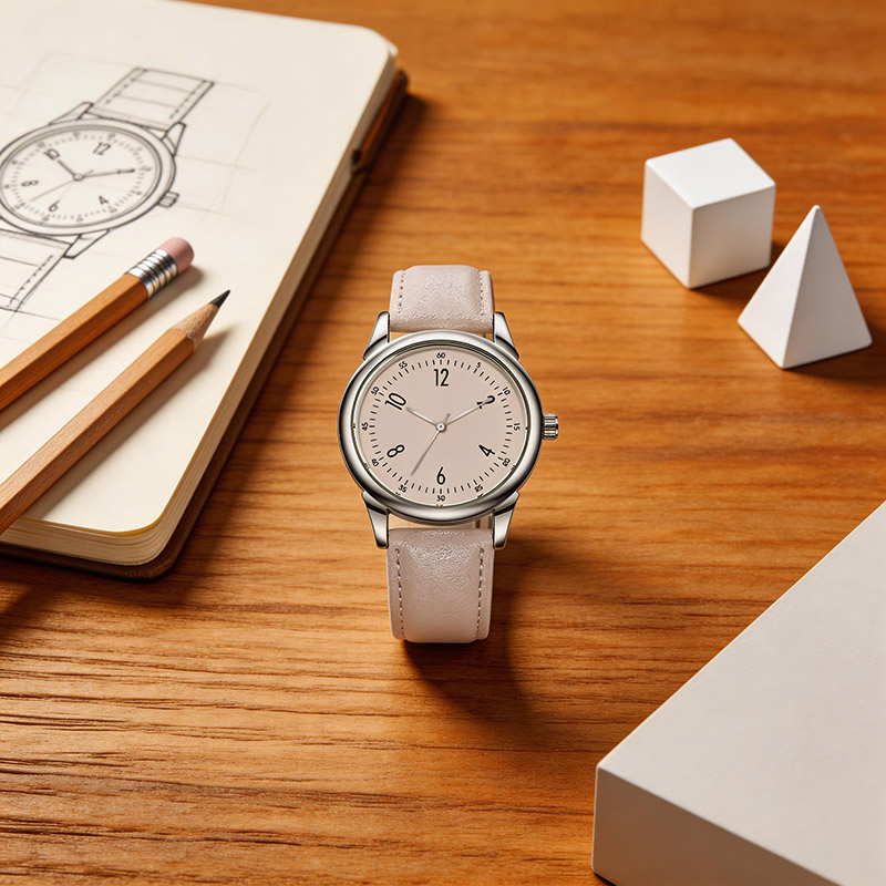 Женские минималистичные повседневные аналоговые кварцевые часы Virtue Custom с оригинальным кожаным ремешком. - Virtue
