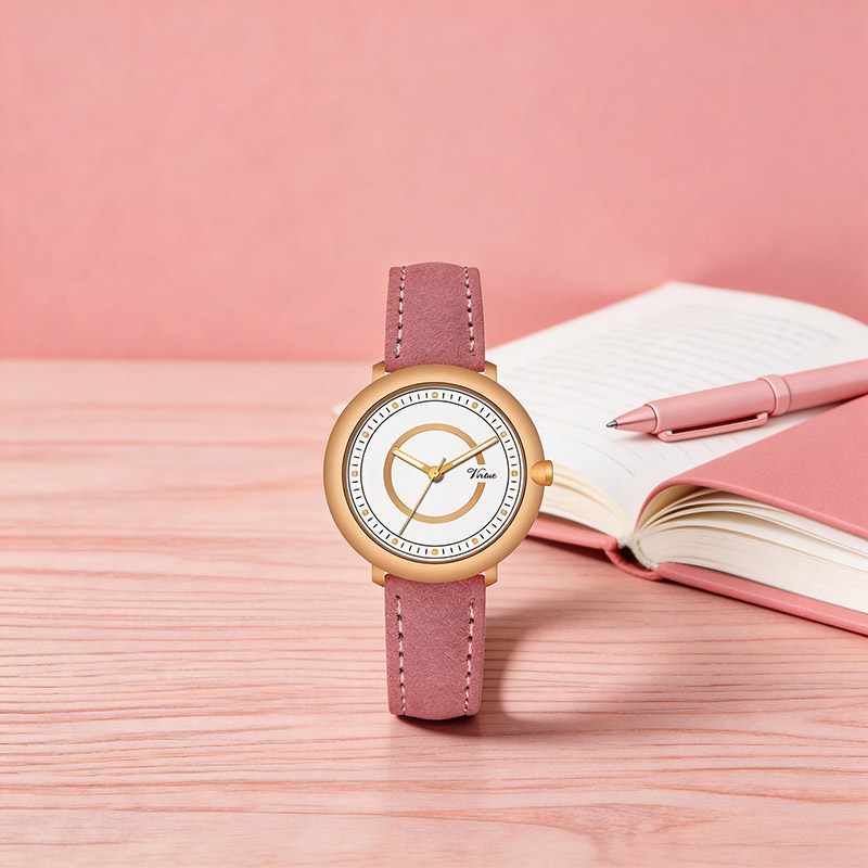 Популярные винтажные роскошные женские кварцевые часы с легким кожаным ремешком — модный аксессуар для деловых встреч. - Virtue