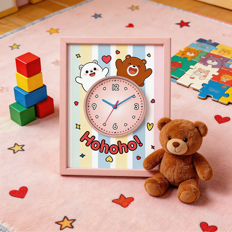 Миниатюрные настольные часы размером с ладонь, циферблат с индивидуальным логотипом, креативные настольные часы. - Virtue