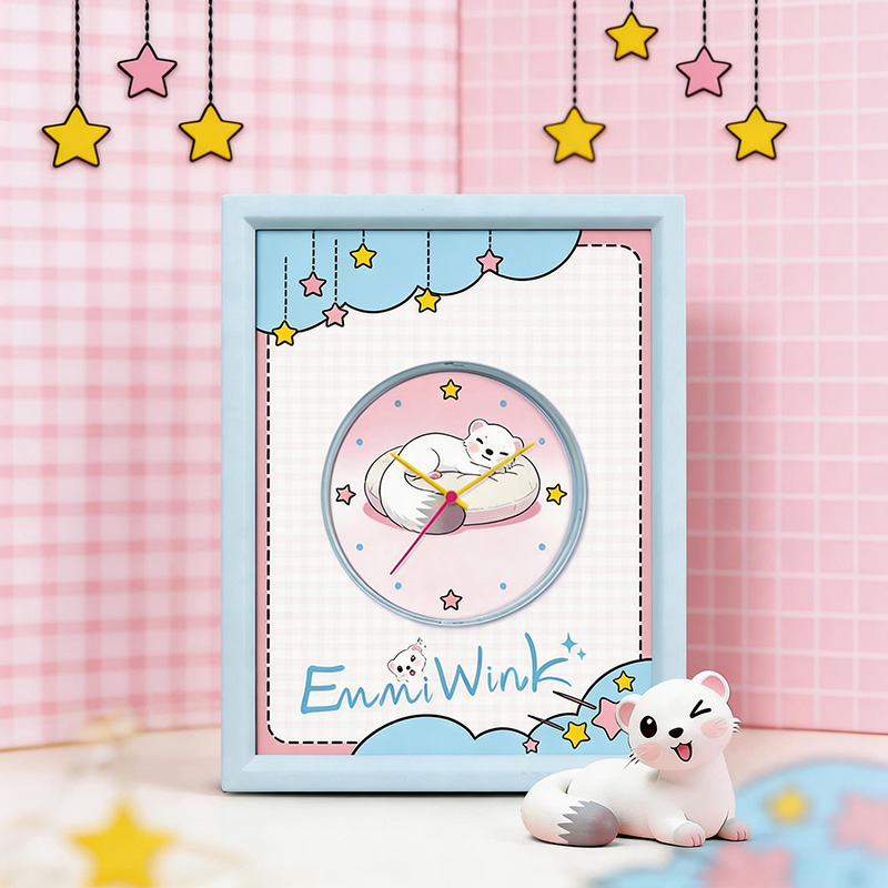 Настольные мини-часы с IP-подключением на заказ, небольшого размера, персонализированные настольные часы от производителя. - Virtue