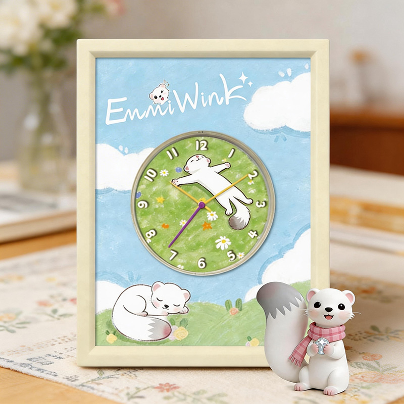 Миниатюрные настольные часы с циферблатом на заказ и креативным дизайном. Поставщик настольных часов. - Virtue