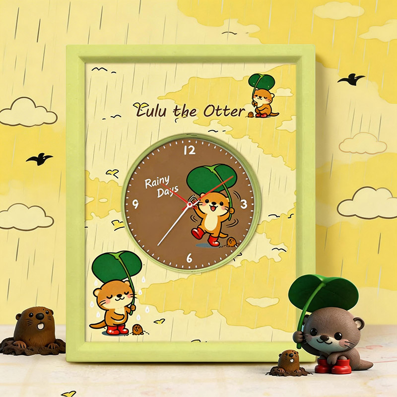 Персонализированные мини-настольные часы с индивидуальным дизайном циферблата. Небольшие настольные часы. - Virtue