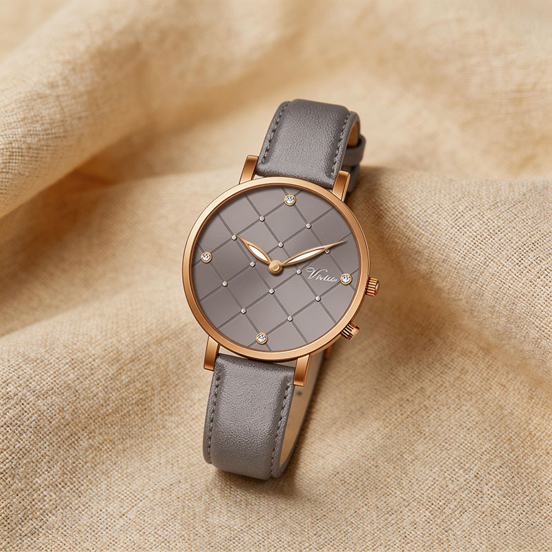Женские наручные часы с циферблатом, украшенным стразами, роскошные женские наручные часы - Virtue