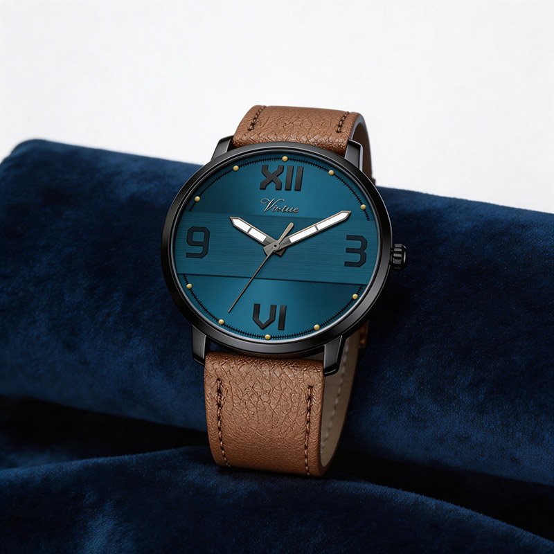 Мужские часы в деловом стиле для занятий спортом на открытом воздухе, водонепроницаемые, с люминесцентным кварцевым механизмом. - Virtue