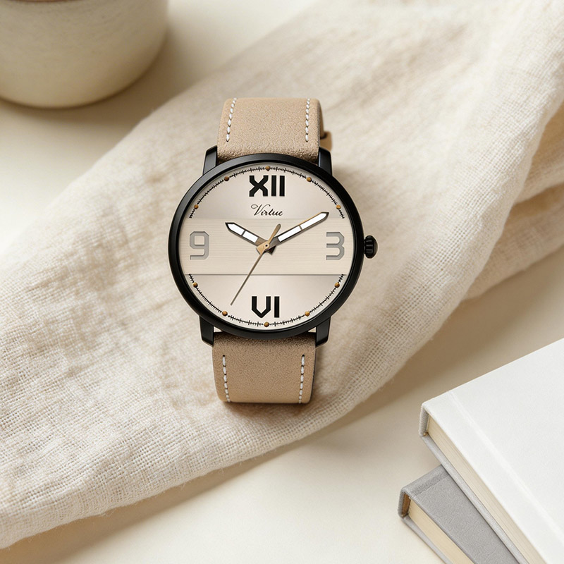 Оптовая продажа мужских часов в корпусе из сплава с люминесцентными стрелками, водонепроницаемость 3ATM, деловые часы. - Virtue